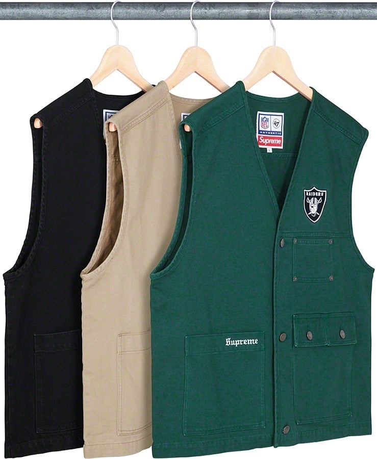 Supreme®/NFL/Raiders/'47 Denim Vest